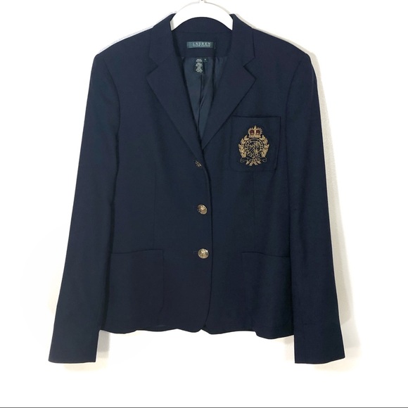Lauren Ralph Lauren Jackets & Blazers - Lauren by Ralph Lauren blazer navy gold buttons 8
